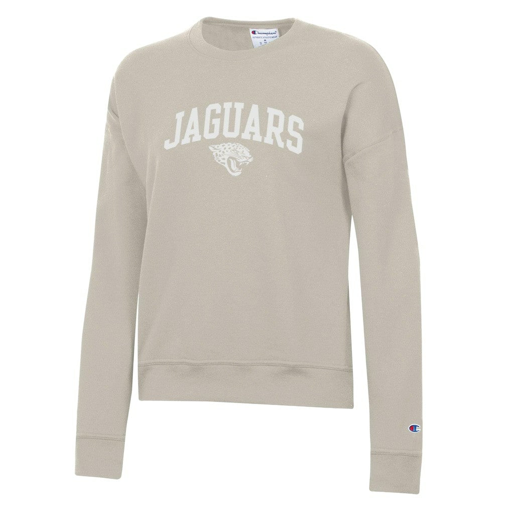 Jacksonville Jaguars Women's Powerblend Cocoa Butter Fleece Sweatshirt | NFL On sale