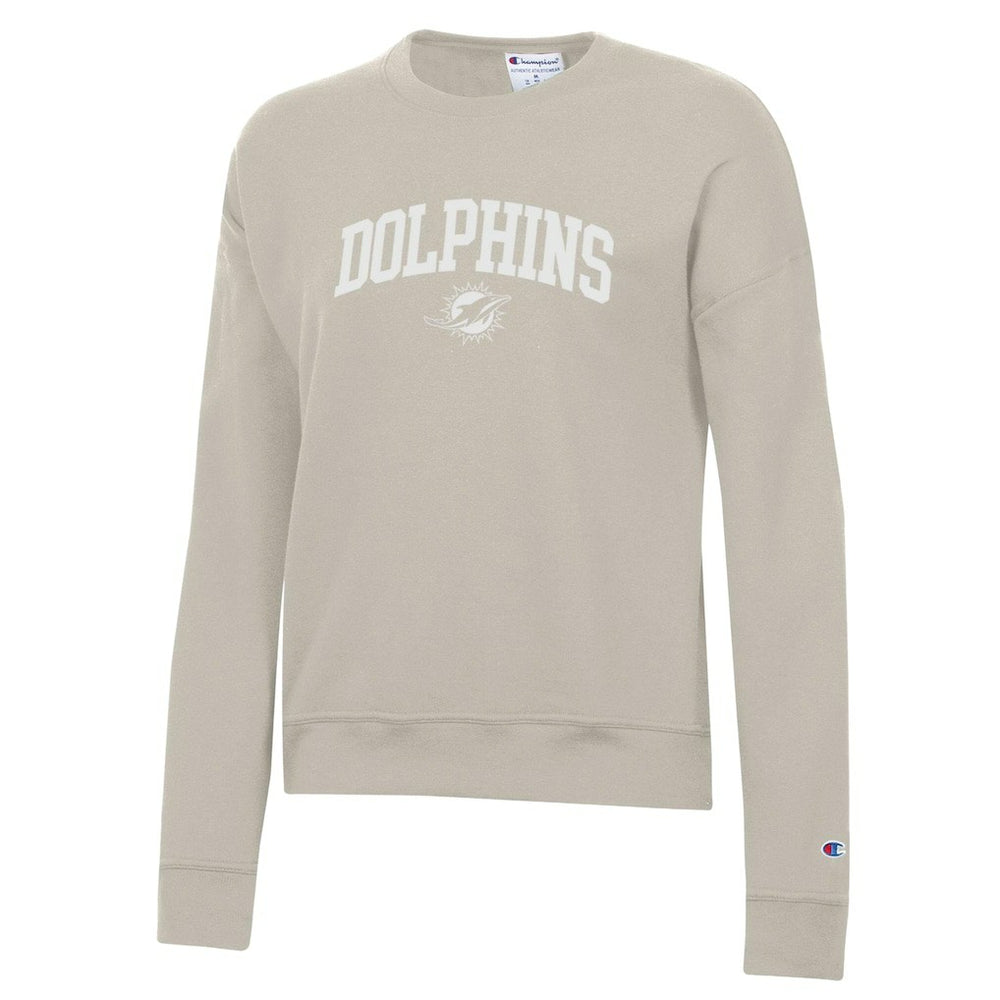 Miami Dolphins Women's Powerblend Cocoa Butter Fleece Sweatshirt | NFL Outlet