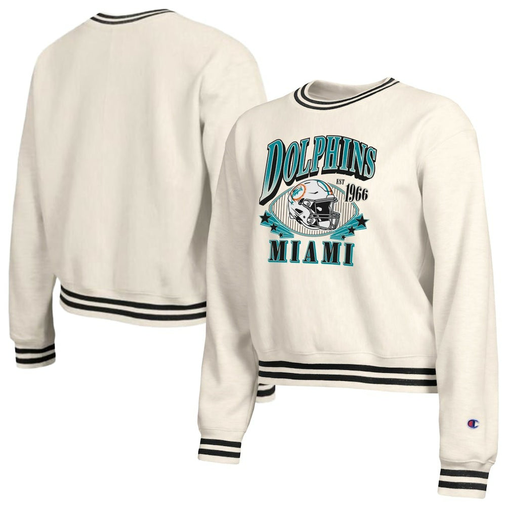 Miami Dolphins Women's Reverse Weave Fleece Sweatshirt | NFL Hot