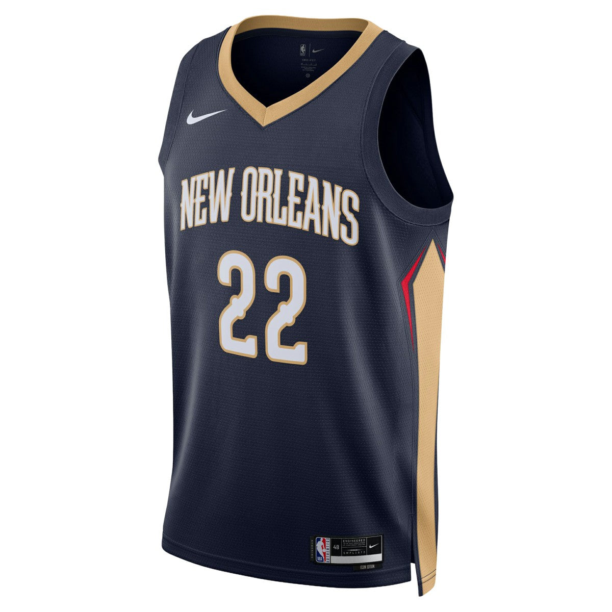 Navy Derik Queen New Orleans Pelicans Unisex Swingman Jersey | NBA