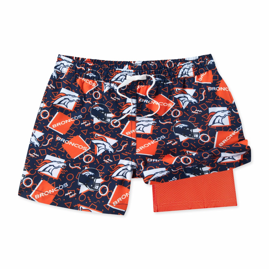 Denver Broncos Chubbies Game Day Fit Classic Lined Swim Trunks | NFL New