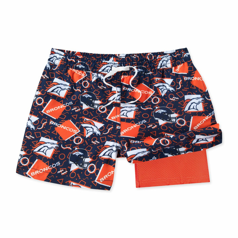 Denver Broncos Chubbies Game Day Fit Classic Lined Swim Trunks | NFL New
