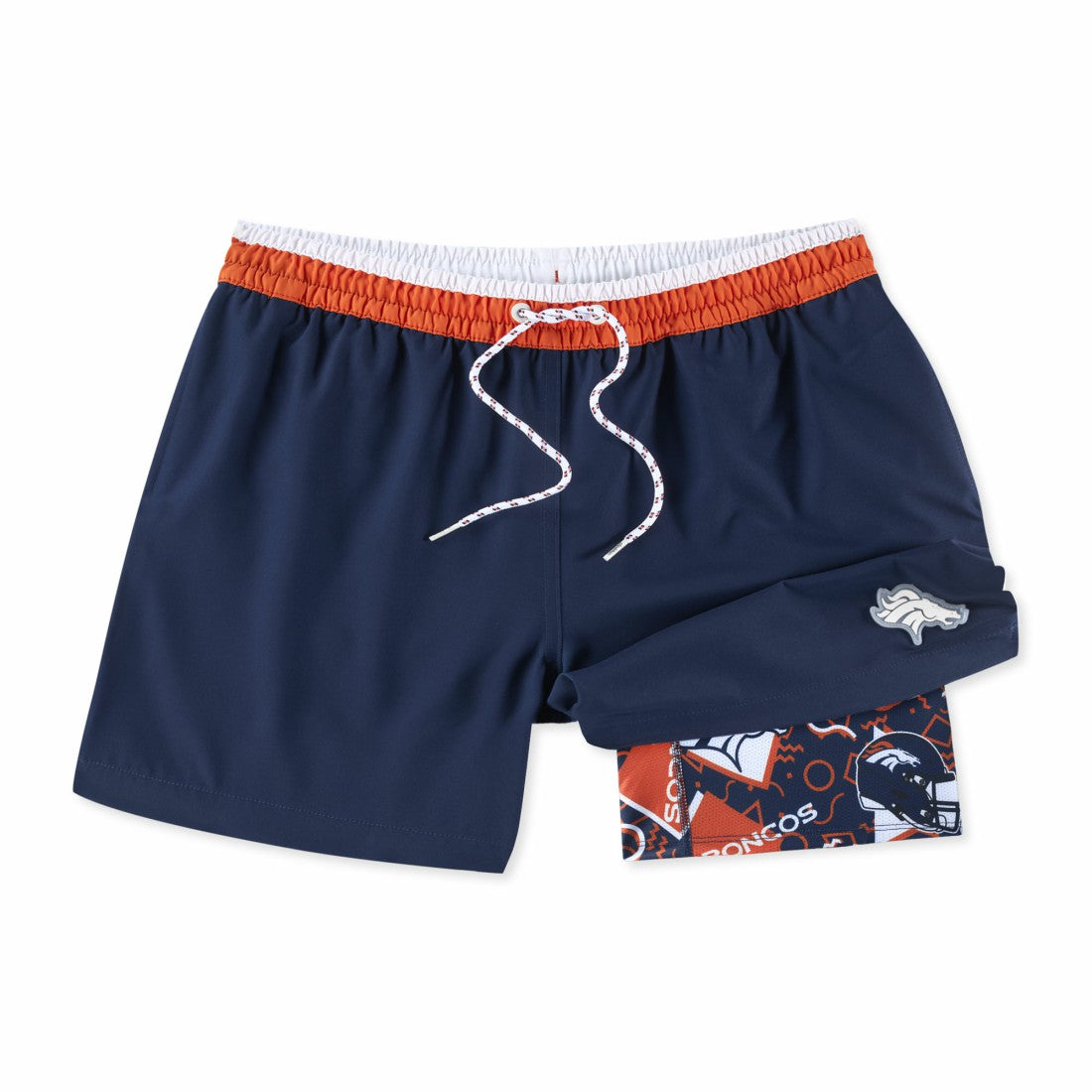Denver Broncos Chubbies The Secret Lined Swim Trunks | NFL New