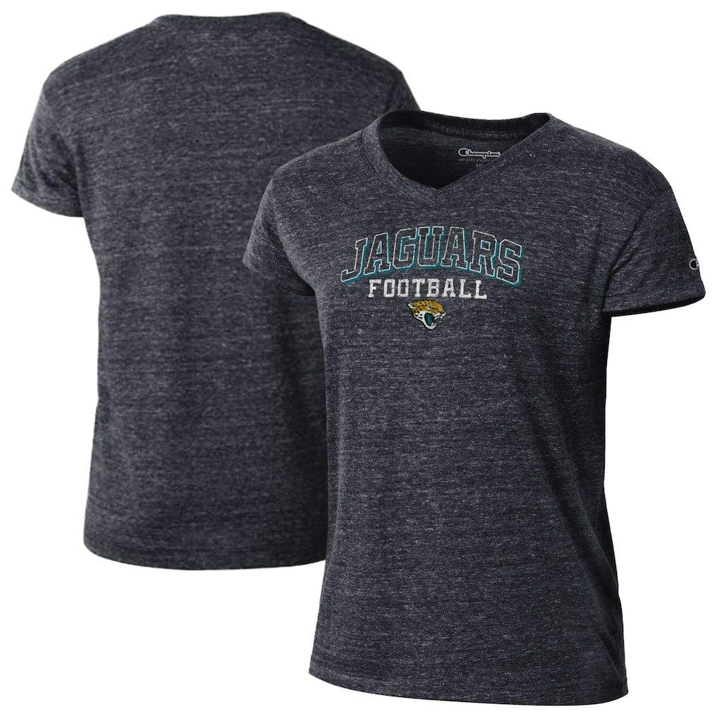 Jacksonville Jaguars Women's Triumph Tri-Blend V-Neck T-Shirt | NFL Hot