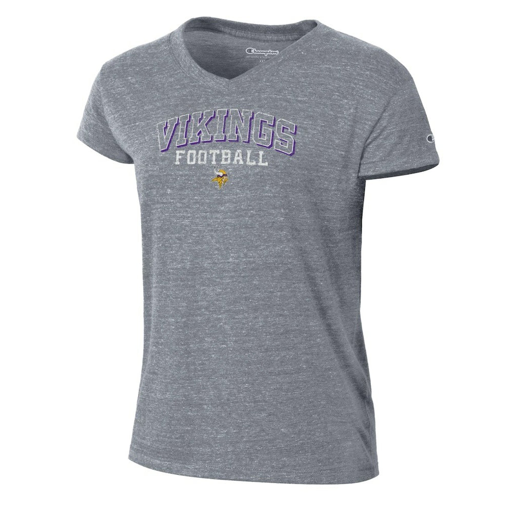 Minnesota Vikings Women's Triumph Tri-Blend V-Neck T-Shirt | NFL US