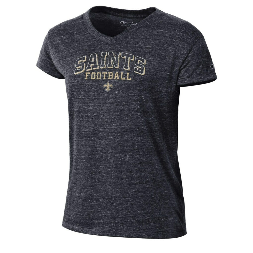 New Orleans Saints Women's Triumph Tri-Blend V-Neck T-Shirt | NFL Outlet