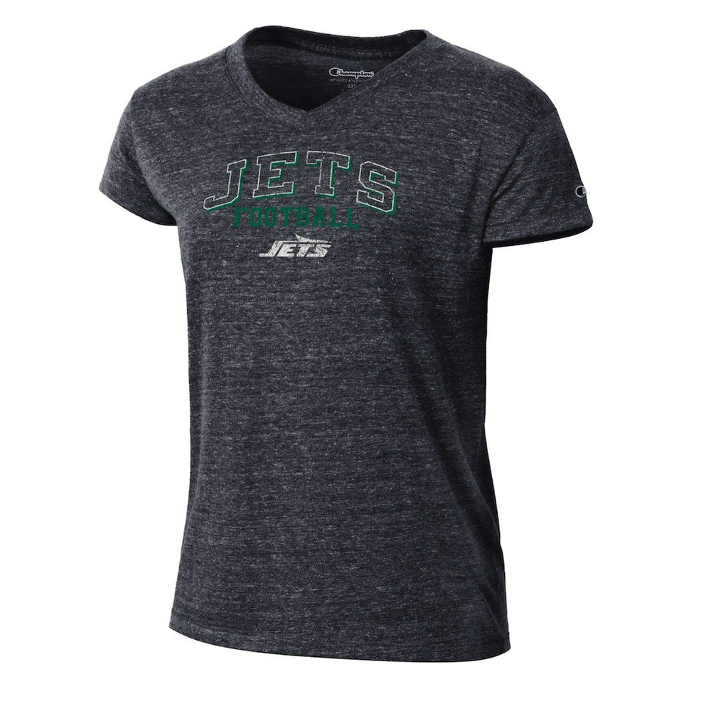 New York Jets Women's Triumph Tri-Blend V-Neck T-Shirt | NFL Discount