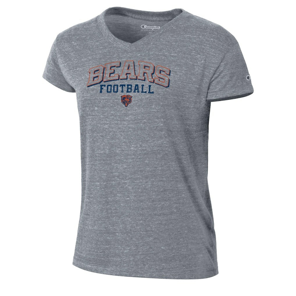 Chicago Bears Women's Triumph Tri-Blend V-Neck T-Shirt | NFL US