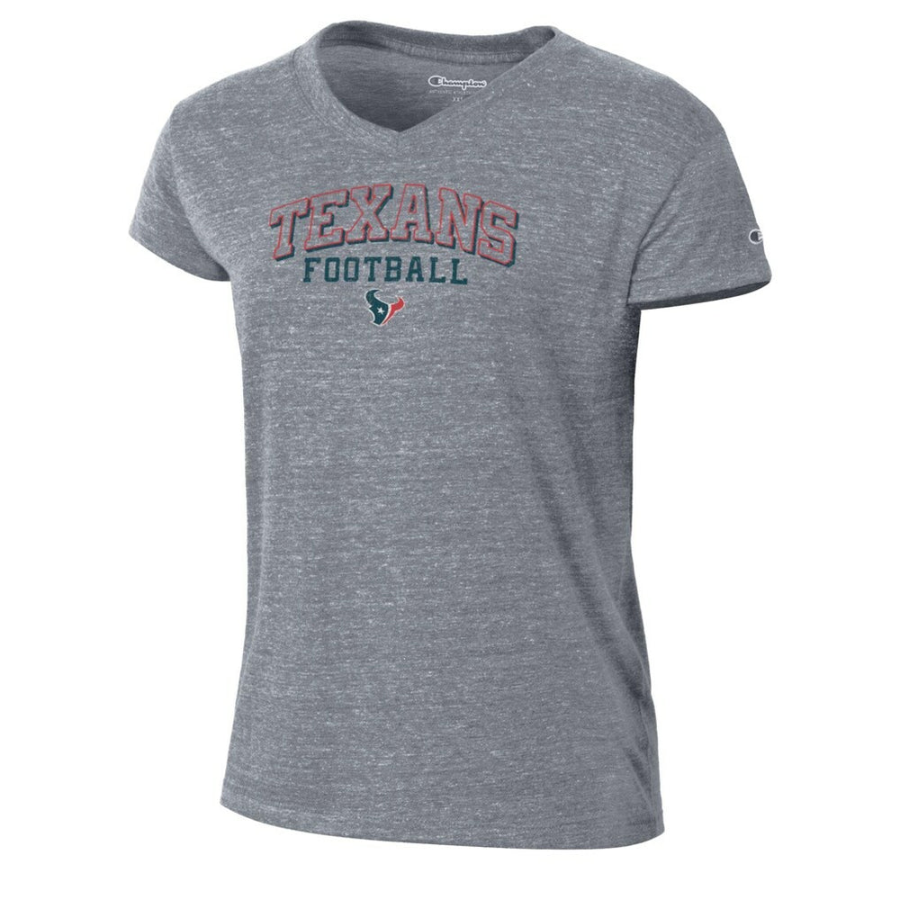 Houston Texans Women's Triumph Tri-Blend V-Neck T-Shirt | NFL New