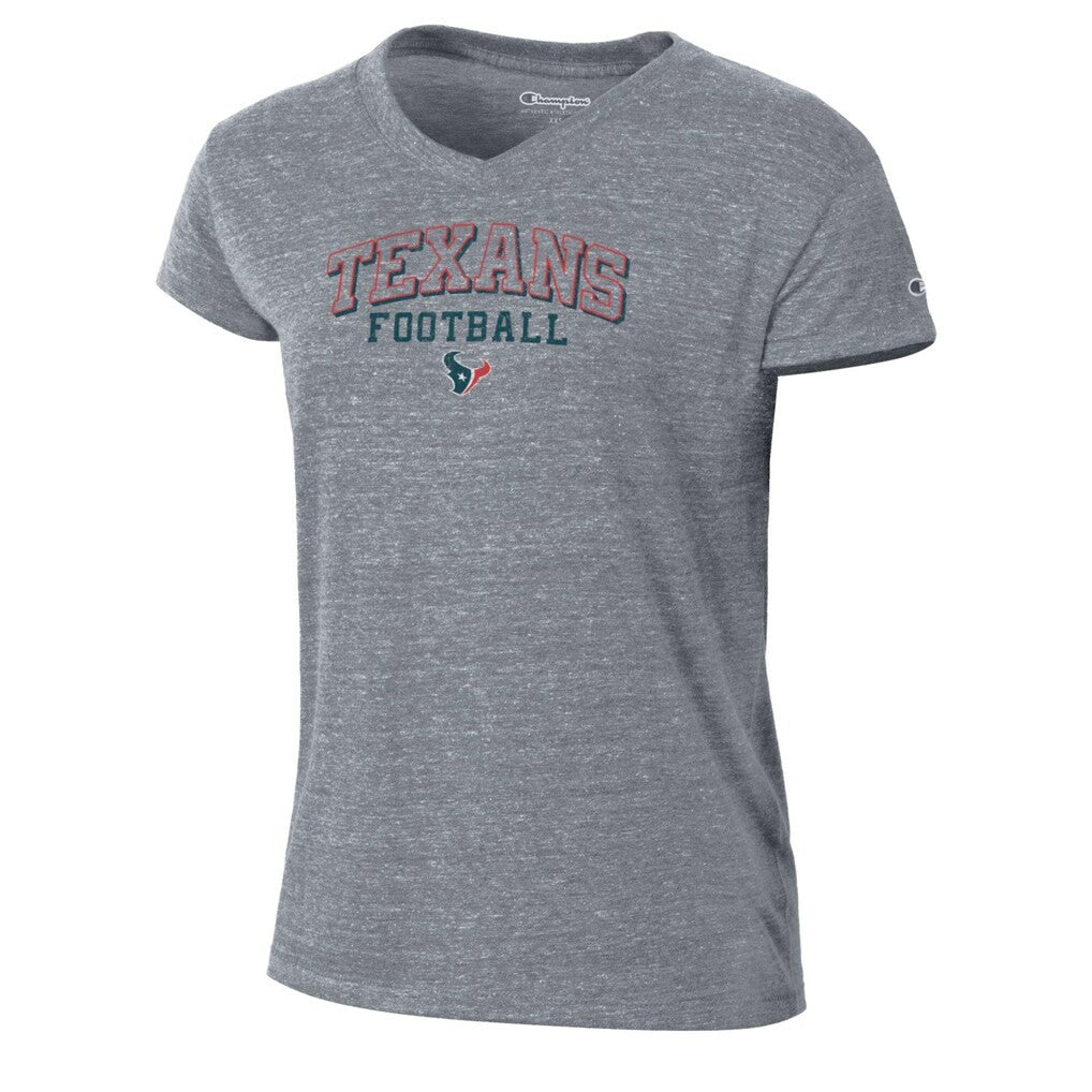 Houston Texans Women's Triumph Tri-Blend V-Neck T-Shirt | NFL New