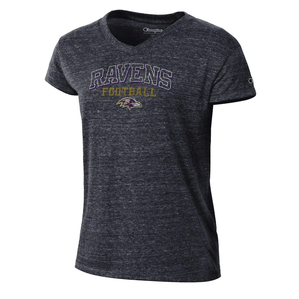 Baltimore Ravens Women's Triumph Tri-Blend V-Neck T-Shirt | NFL US