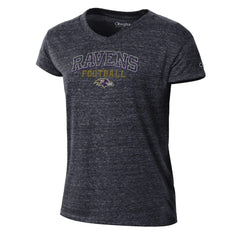 Baltimore Ravens Women's Triumph Tri-Blend V-Neck T-Shirt | NFL US
