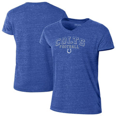Indianapolis Colts Women's Triumph Tri-Blend V-Neck T-Shirt | NFL New