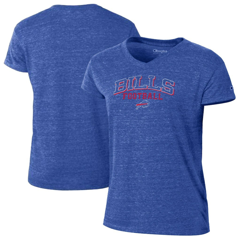 Buffalo Bills Women's Triumph Tri-Blend V-Neck T-Shirt | NFL Discount