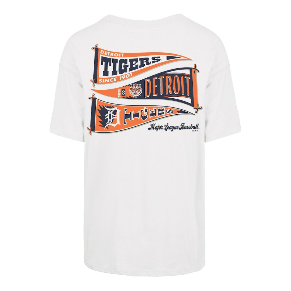Detroit Tigers '47 Women's Bow & Banner Sadie T-Shirt - MLB T-shirts