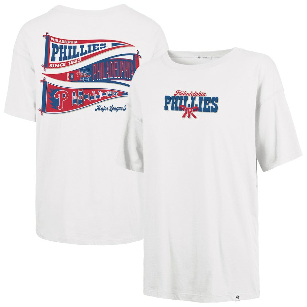 Philadelphia Phillies '47 Women's Bow & Banner Sadie T-Shirt - MLB T-shirts