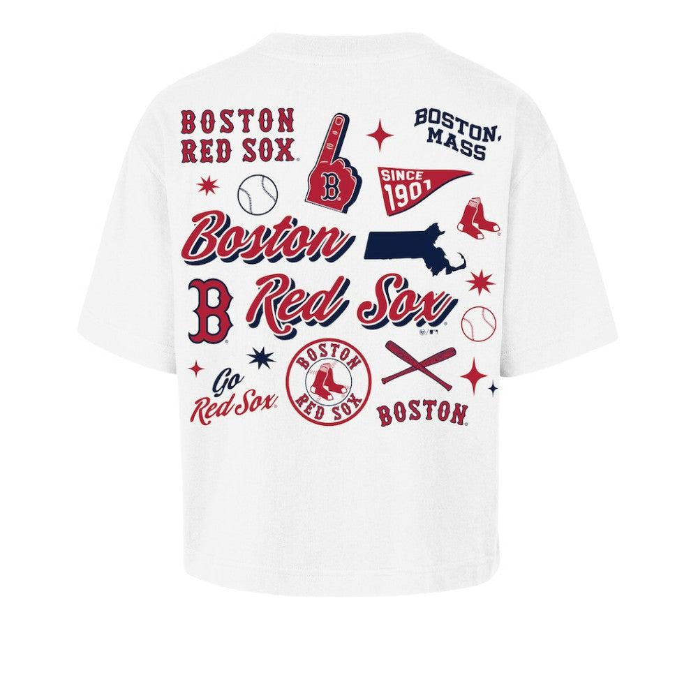 Boston Red Sox '47 Women's Collage Script Reed City T-Shirt - MLB T-shirts