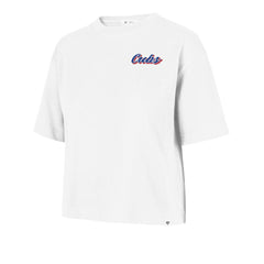 Chicago Cubs '47 Women's Collage Script Reed City T-Shirt - MLB T-shirts