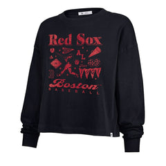 Boston Red Sox '47 Women's Team Collage Sydney Long Sleeve T-Shirt - MLB T-shirts
