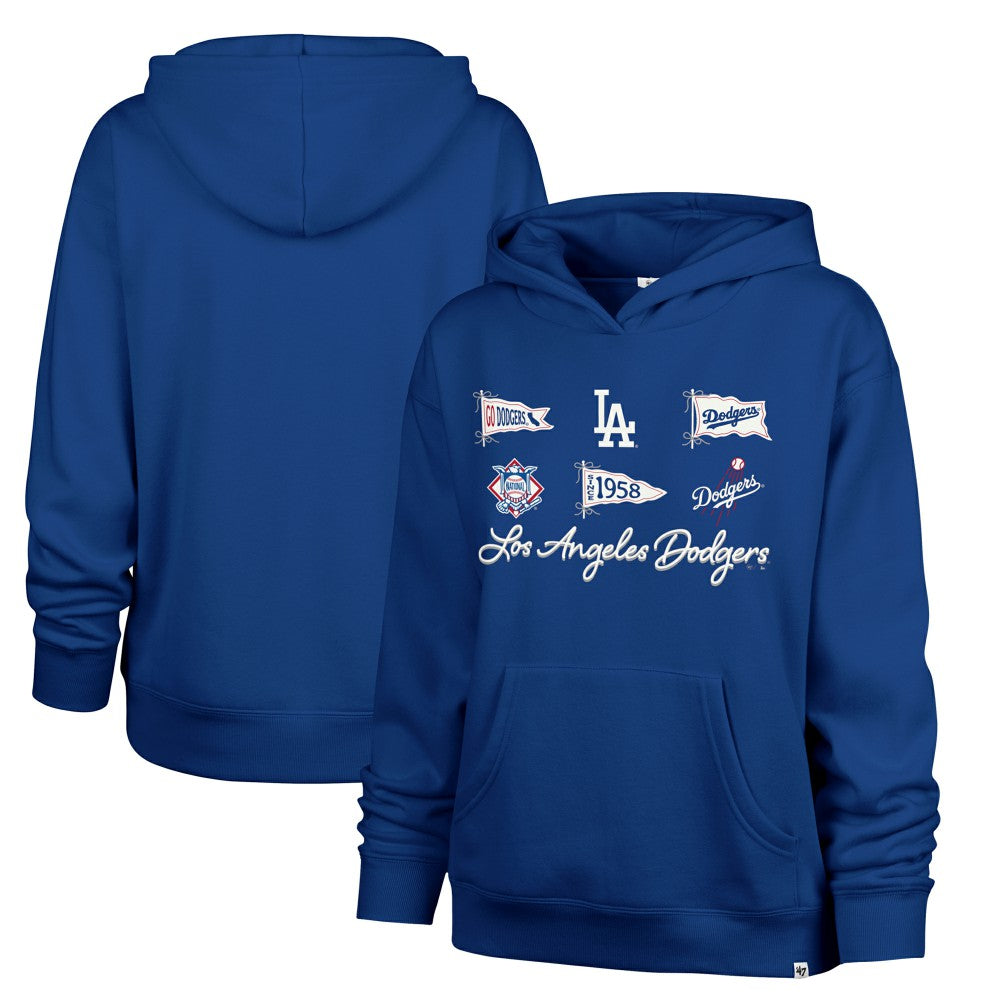 Los Angeles Dodgers '47 Women's Bow & Banners Naomi Hoodie - MLB Hoodies