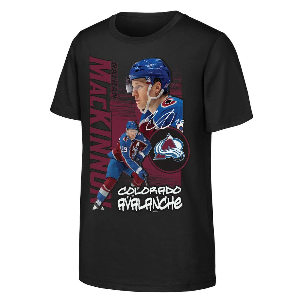 Nathan MacKinnon Colorado Avalanche Outerstuff Youth Playmaker T-Shirt -  NHL T-shirts