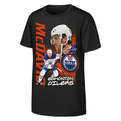 Connor McDavid Edmonton Oilers Outerstuff Youth Playmaker T-Shirt -  NHL T-shirts