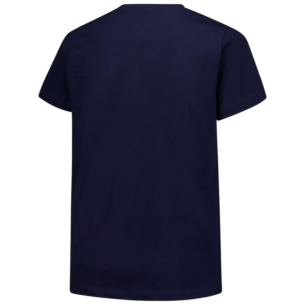 Chicago Bears Women's Plus Size Arch Over Logo V-Neck T-Shirt | NFL Sale