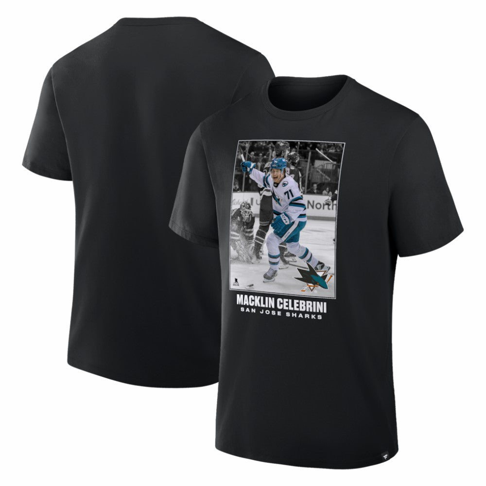 Macklin Celebrini San Jose Sharks NHL Moments Legacy T-Shirt -  NHL T-shirts
