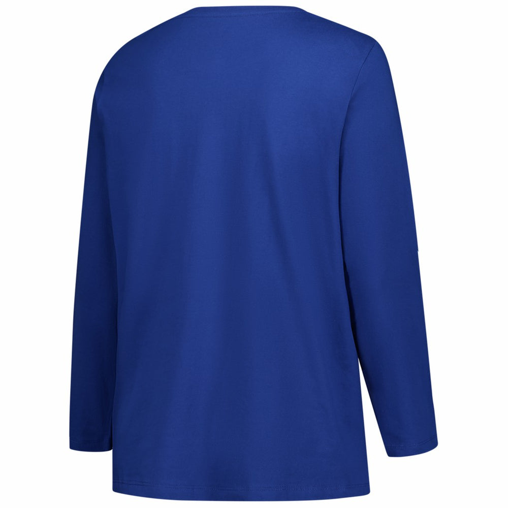 Denver Broncos Women's Plus Size Primary Logo Long Sleeve Scoop Neck T-Shirt | NFL On sale