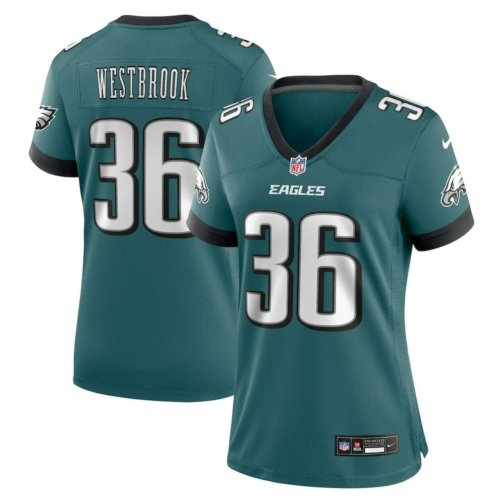 Philadelphia Eagles Brian Westbrook  Women's Team Retired Game Jersey | NFL Discount