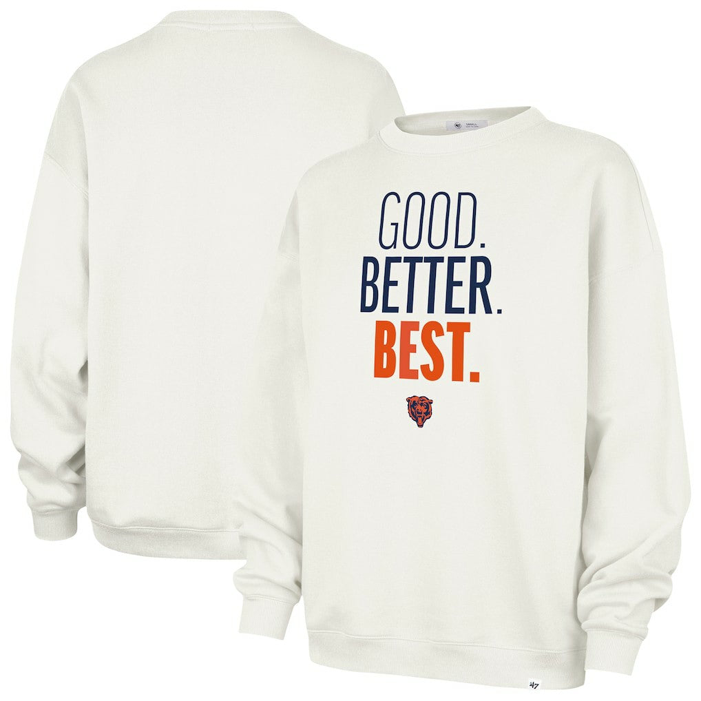 Chicago Bears '47 Women's Good. Better. Best. Imprint Oversized Sweatshirt | NFL Outlet