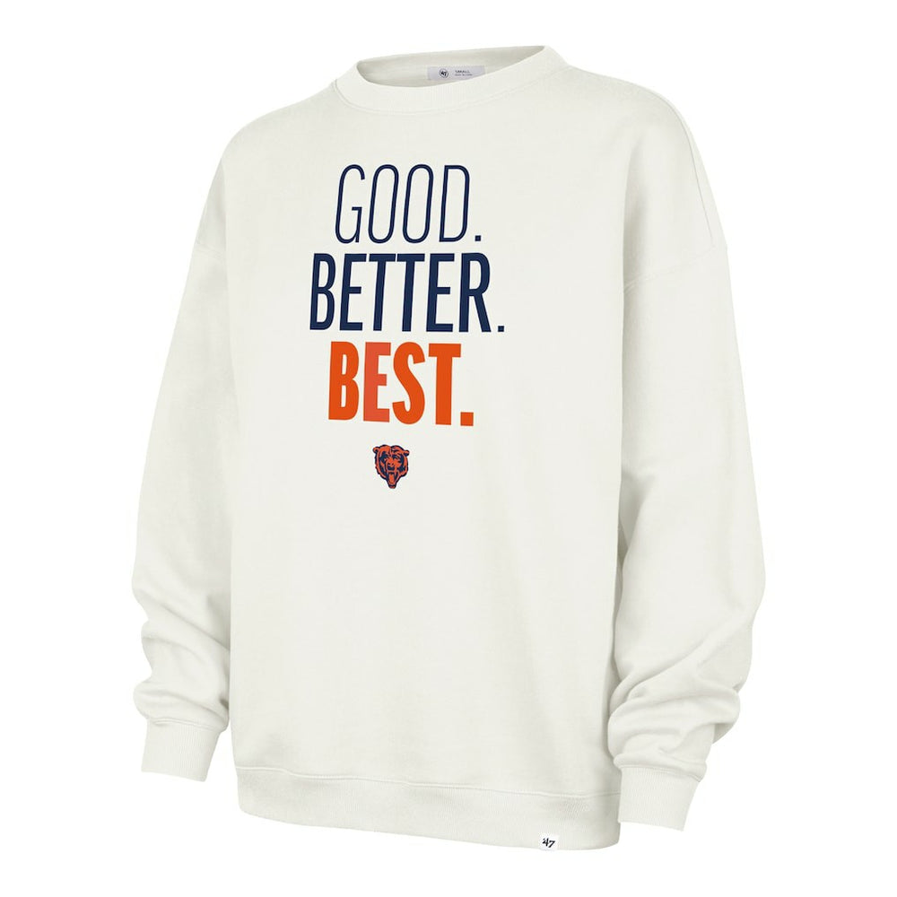 Chicago Bears '47 Women's Good. Better. Best. Imprint Oversized Sweatshirt | NFL Outlet