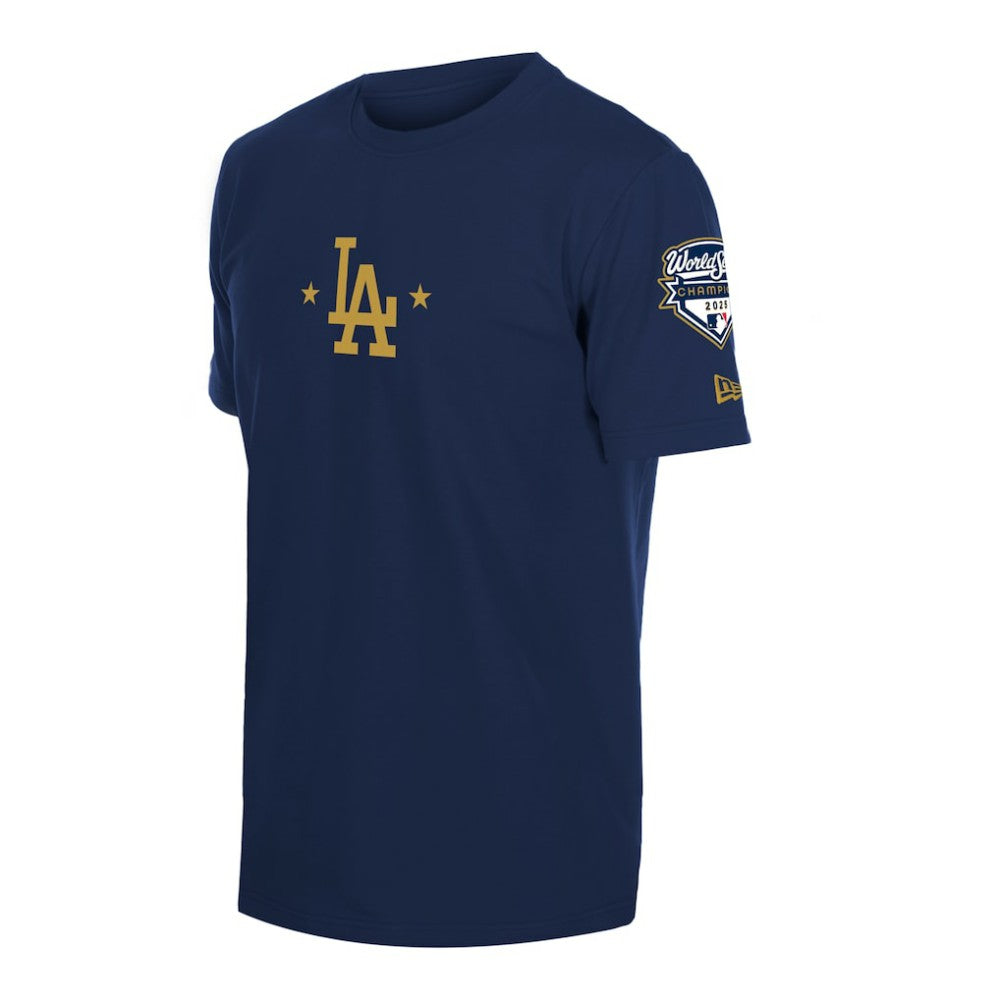 Los Angeles Dodgers New Era 2026 Gold Collection Logo & Patch T-Shirt - MLB T-shirts
