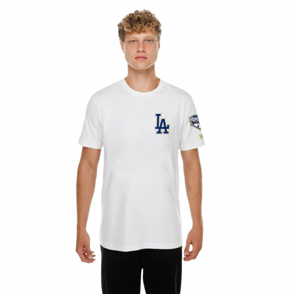 Los Angeles Dodgers New Era 2026 Gold Collection Logo & Patch T-Shirt - MLB T-shirts