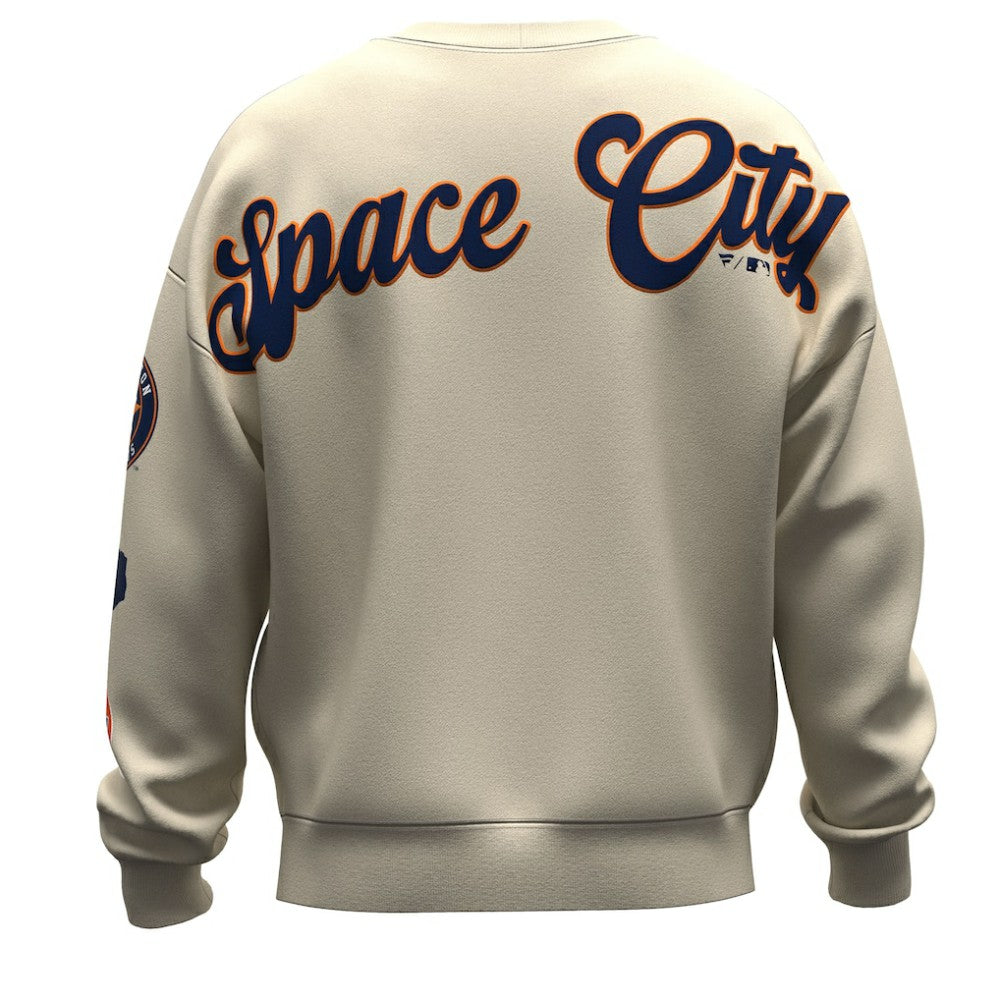 Houston Astros Fanatics Unisex Spirit Jersey Fleece Crewneck Pennant Sweatshirt - MLB Jerseys