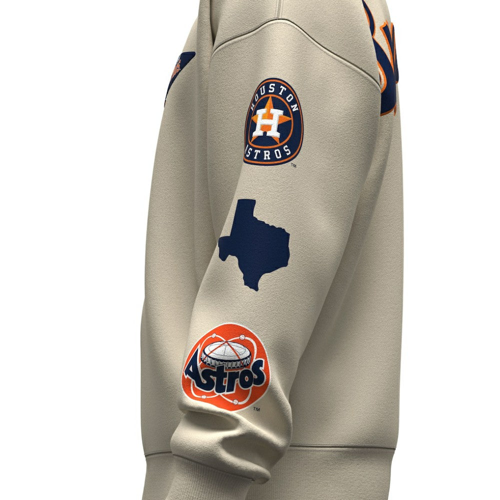 Houston Astros Fanatics Unisex Spirit Jersey Fleece Crewneck Pennant Sweatshirt - MLB Jerseys