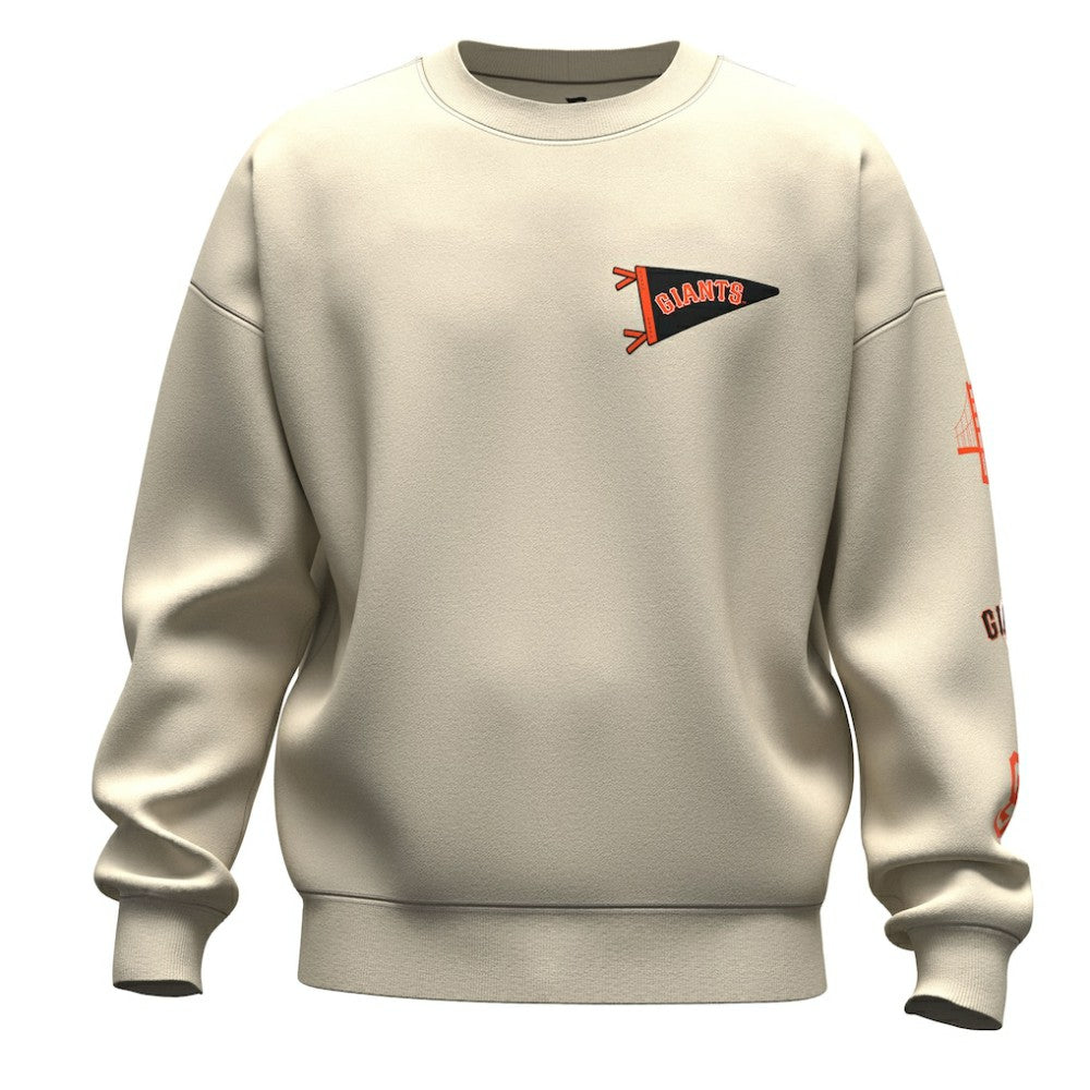 San Francisco Giants Fanatics Unisex Spirit Jersey Fleece Crewneck Pennant Sweatshirt - MLB Jerseys
