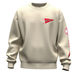 Boston Red Sox Fanatics Unisex Spirit Jersey Fleece Crewneck Pennant Sweatshirt - MLB Jerseys