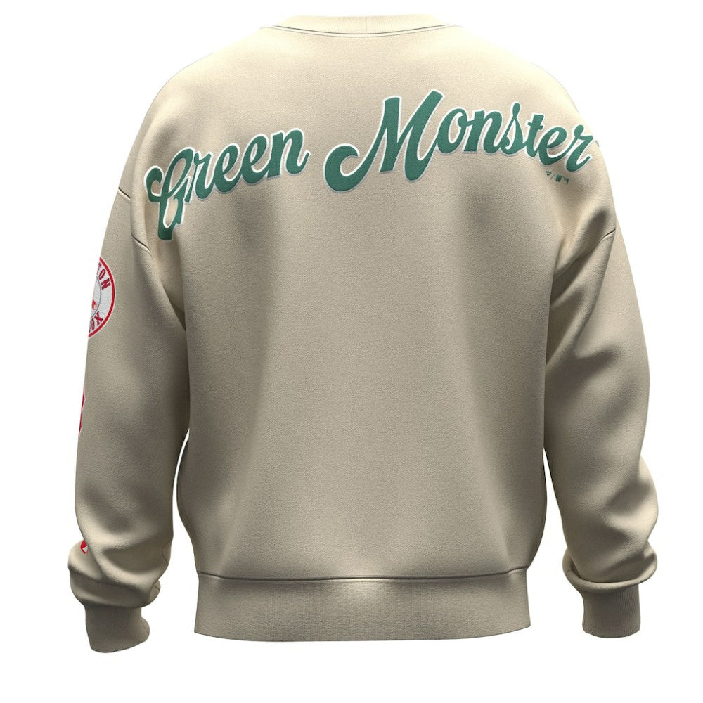 Boston Red Sox Fanatics Unisex Spirit Jersey Fleece Crewneck Pennant Sweatshirt - MLB Jerseys