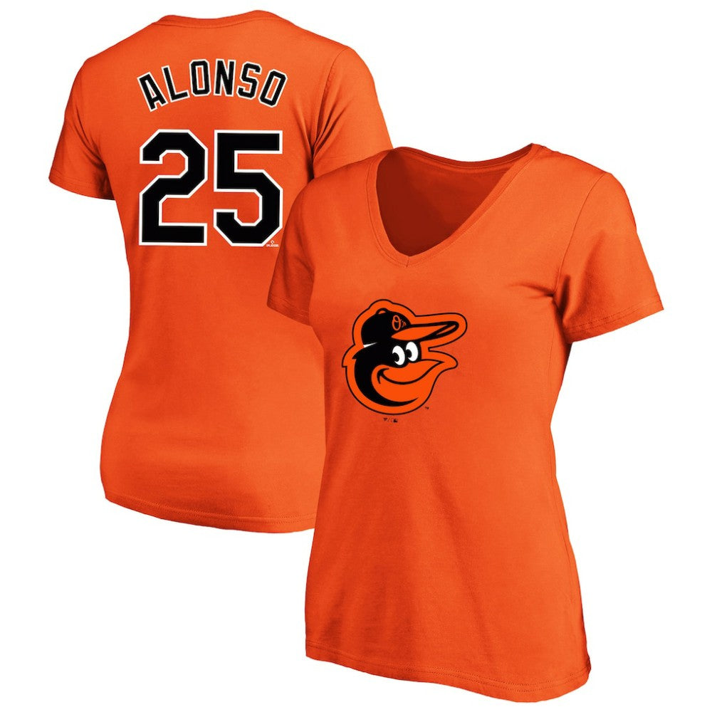 Pete Alonso Baltimore Orioles Profile Women's Plus Size Name & Number V-Neck T-Shirt - MLB T-shirts