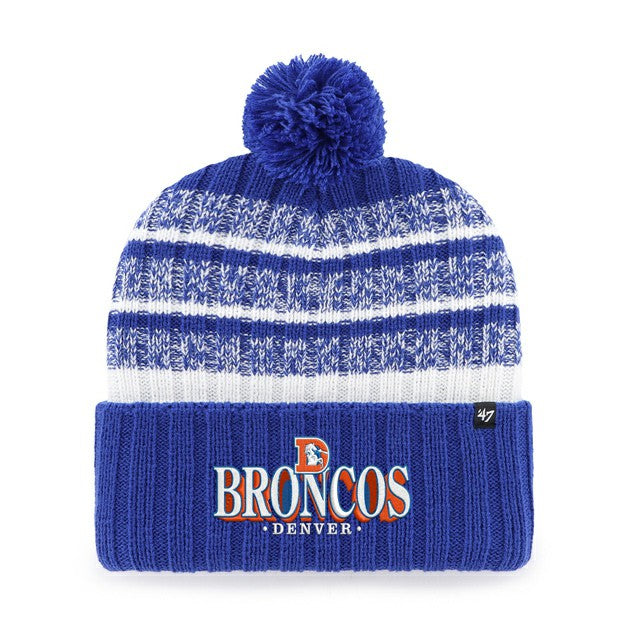 Denver Broncos '47 Tavern Cuffed Knit Hat with Pom | NFL Sale