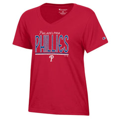 Philadelphia Phillies Champion Women's Core V-Neck T-Shirt - MLB T-shirts