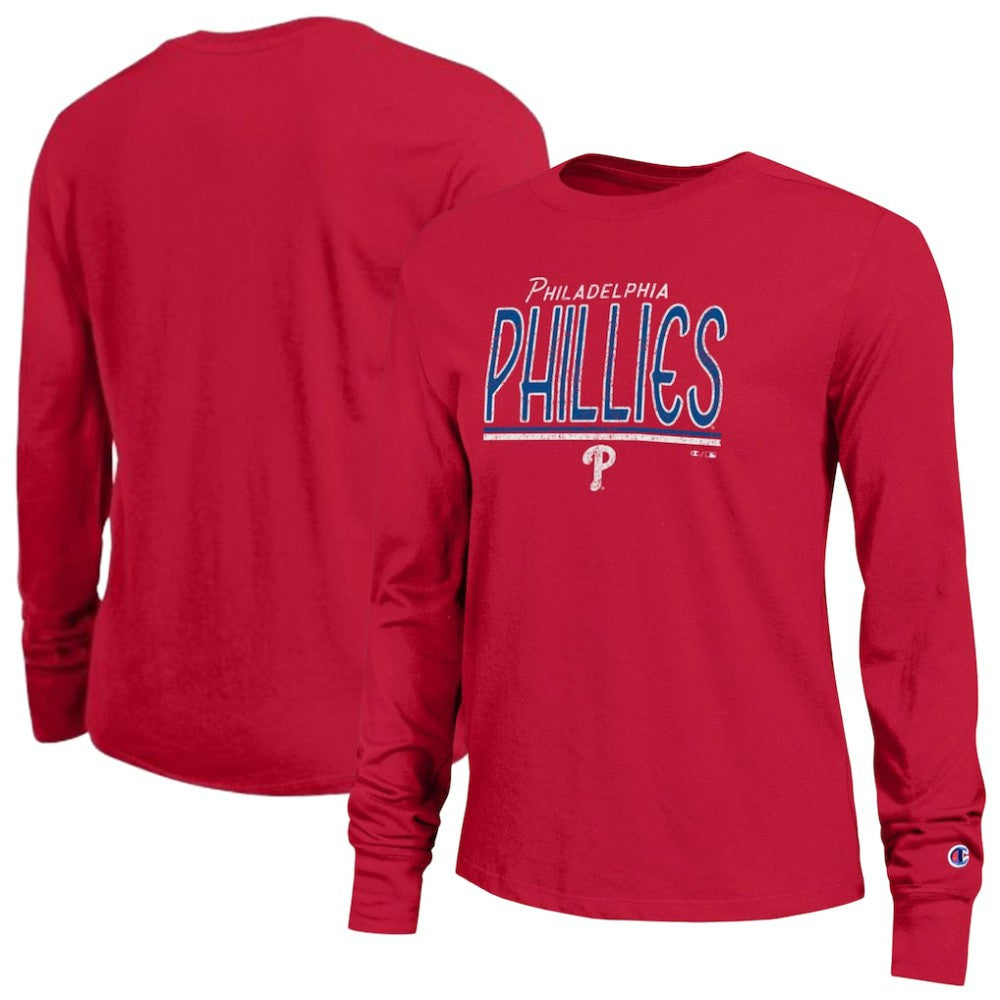 Philadelphia Phillies Champion Women's Long Sleeve T-Shirt - MLB T-shirts