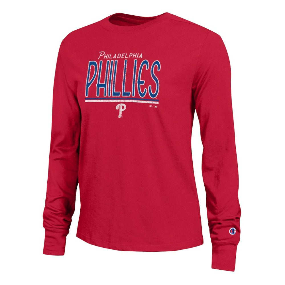 Philadelphia Phillies Champion Women's Long Sleeve T-Shirt - MLB T-shirts