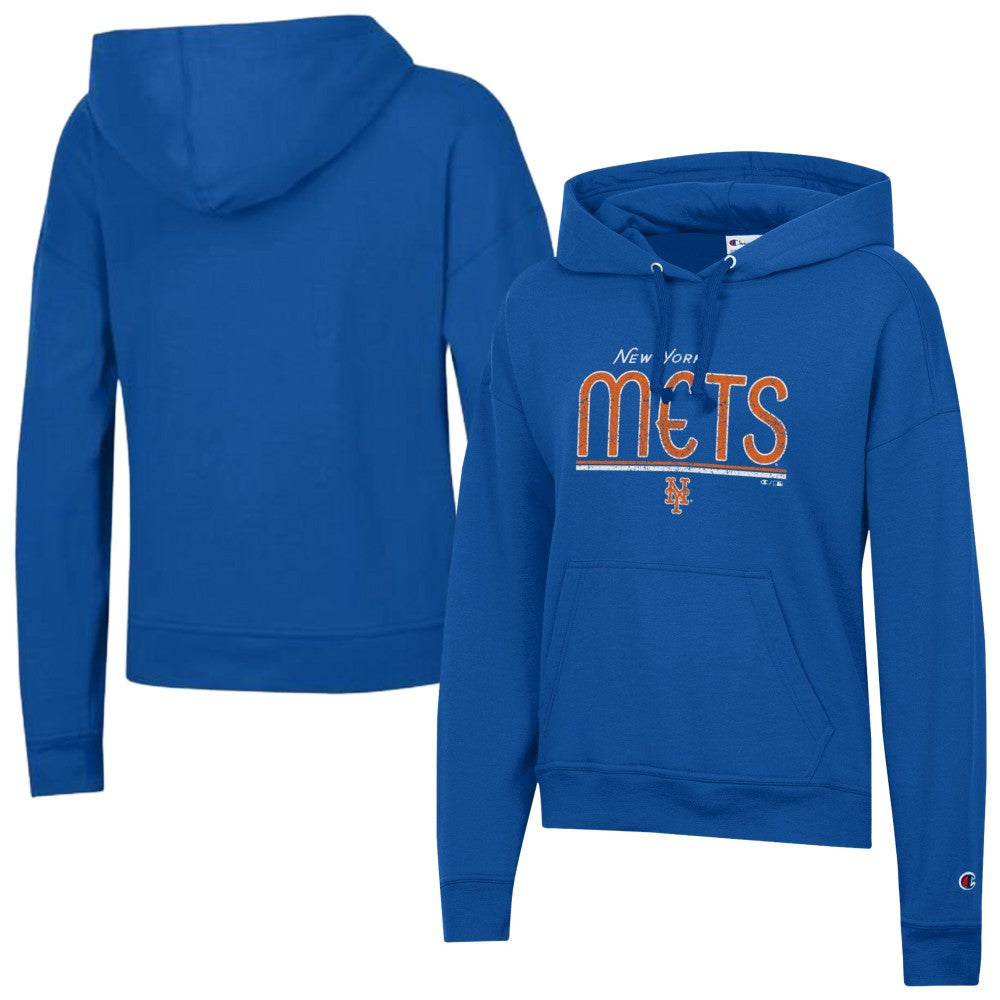 New York Mets Champion Women's Vintage Powerblend Hoodie - MLB Hoodies