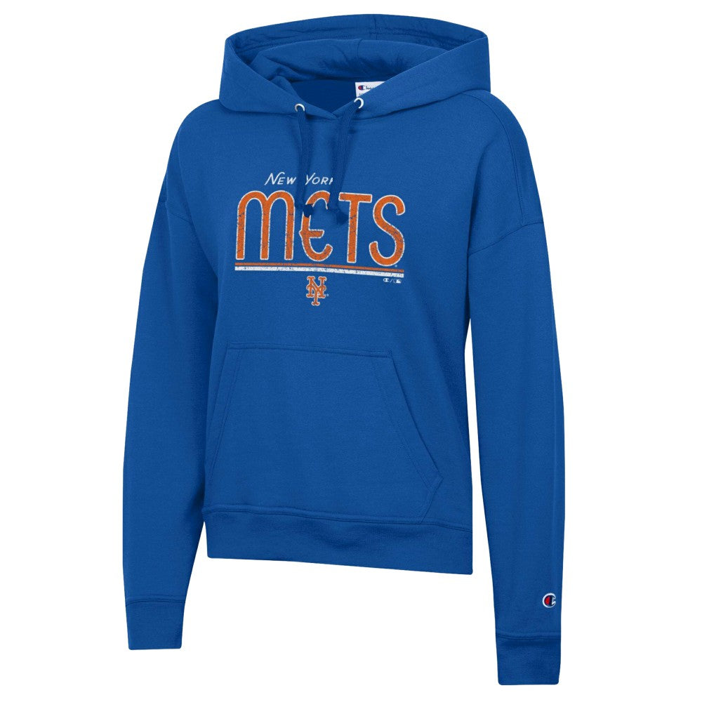 New York Mets Champion Women's Vintage Powerblend Hoodie - MLB Hoodies
