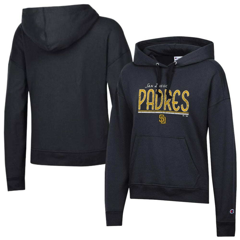 San Diego Padres Champion Women's Vintage Powerblend Hoodie - MLB Hoodies