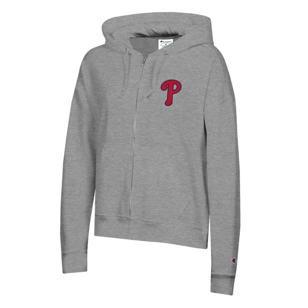 Philadelphia Phillies Champion Women's Powerblend Fleece Full-Zip Hoodie - MLB Hoodies