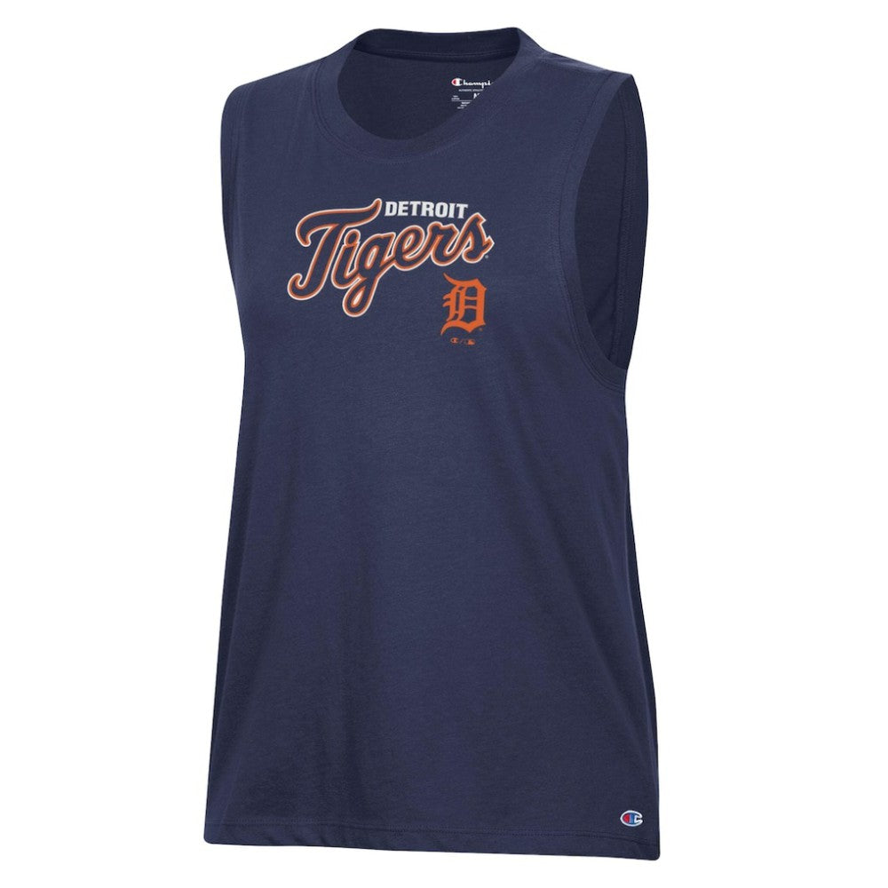Detroit Tigers Champion Women's Muscle Tank Top - MLB Tanks