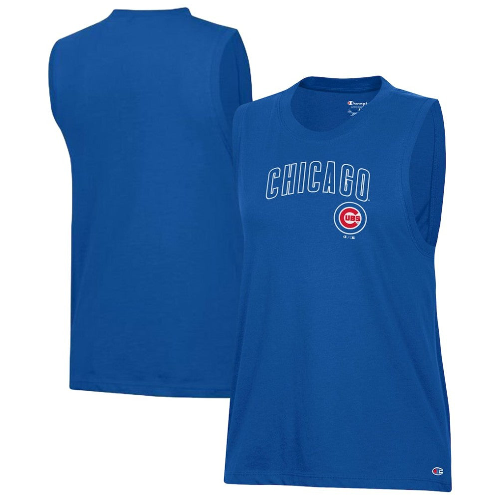 Chicago Cubs Champion Women's Muscle Tank Top - MLB Tanks